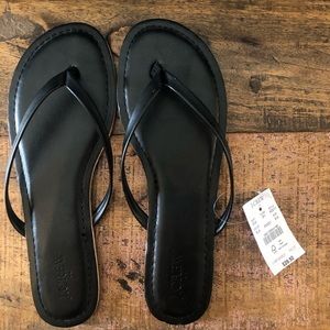 *Brand New* JCrew Leather Flip Flops
